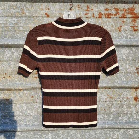 VINTAGE 90'S Unionbay Striped Sweater - Picture 4 of 16
